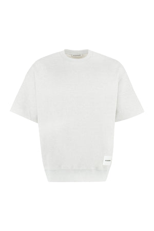 Cotton crew-neck sweatshirt-0